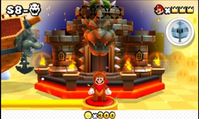 Super Mario 3D Land Walkthrough (3DS HD 1080p) Special World 8-5 All Star Coins 100%