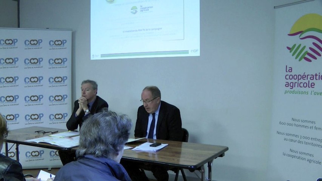 Conférence de presse de Coop de France du 10/12/2013