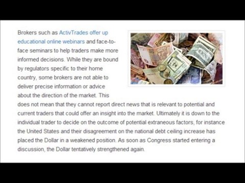 Activtrades l Factors that Alter the Forex Market