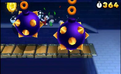 Super Mario 3D Land Walkthrough (3DS HD 1080p) World 1-2 All Star Coins 100%