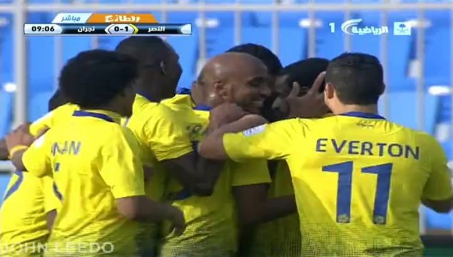 هدف #النصر الأول على #نجران #كأس ولي العهد 2013 - 2014 دور ال 16