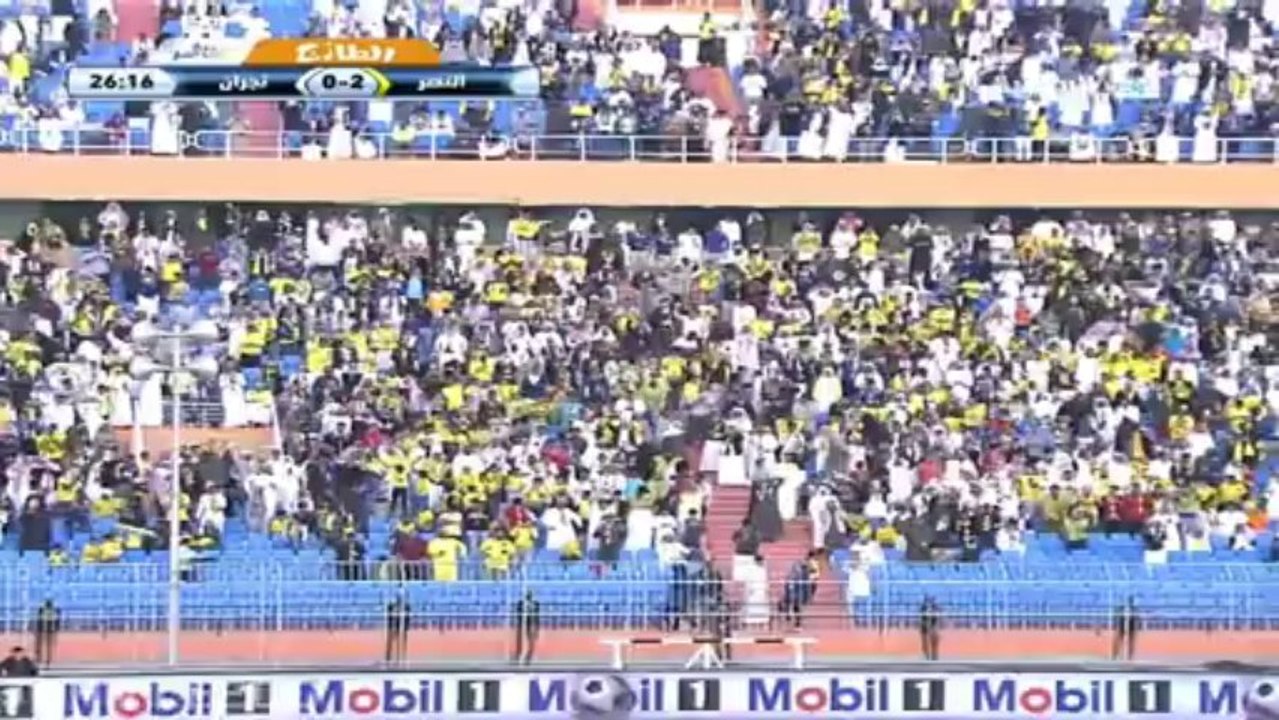 هدف #النصر الثاني على #نجران #كأس ولي العهد 2013 - 2014 دور ال 16