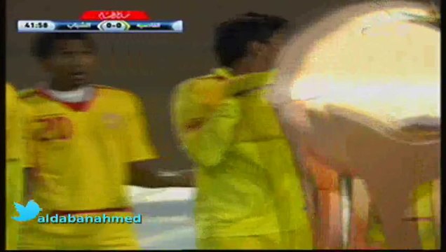 الشباب-القادسية كاس ولي العهد ملخص الشوط الاول