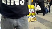 Telling off some highly homophobic religious preachers at dundas square didn't really work out how I imagined it would