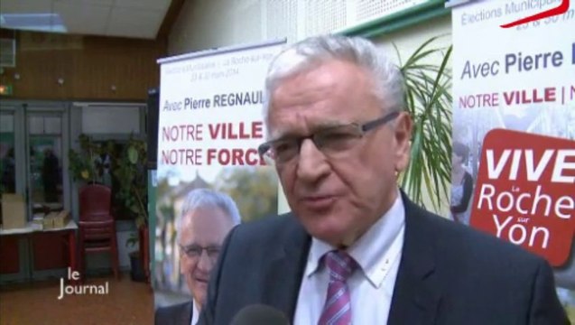 La Roche-sur-Yon : Pierre Regnault lance sa campagne TV Vendée | 10-11-13