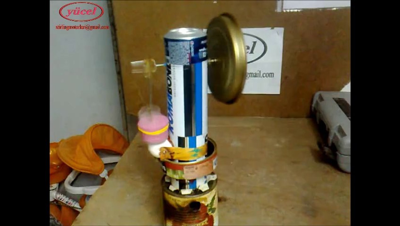 ev yapımı stirling motoru (home made Stirling Engine) 50 - Dailymotion Video