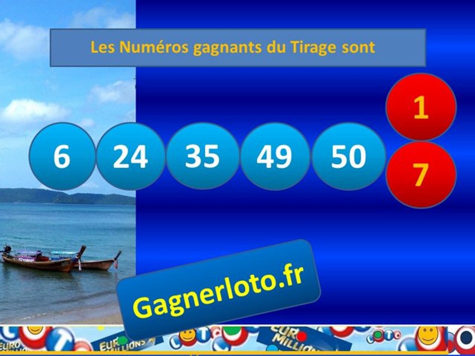 Euromillions mardi 10 decembre resultat du tirage