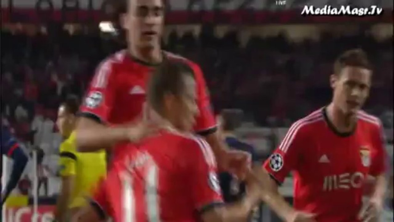 بنفيكا 2-1 باريس سان جيرمان - دوري أبطال أوروبا - 10/12/2013
