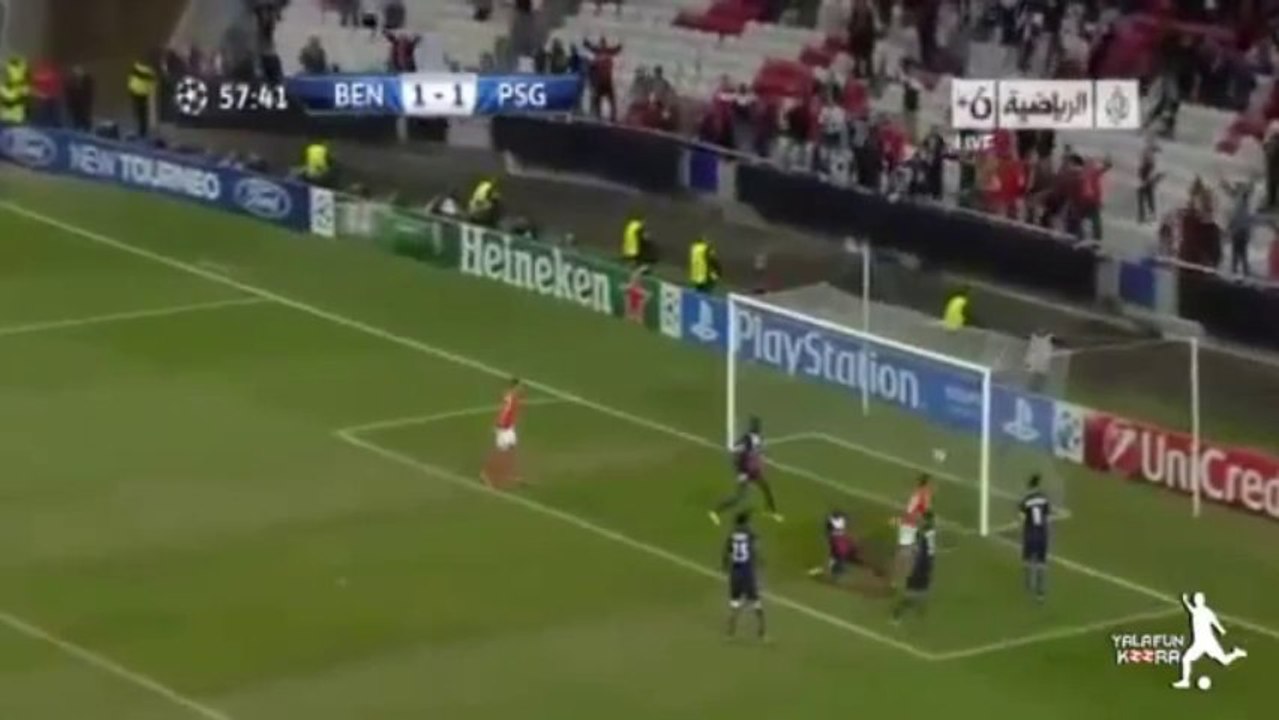 BENFICA VS PSG 2-1 - ALL GOALS & HIGHLIGHTS (10.12.2013) CHAMPIONS LEAGUE