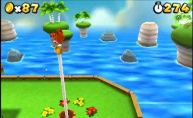 Super Mario 3D Land Walkthrough (3DS HD 1080p) World 3-2 All Star Coins 100%