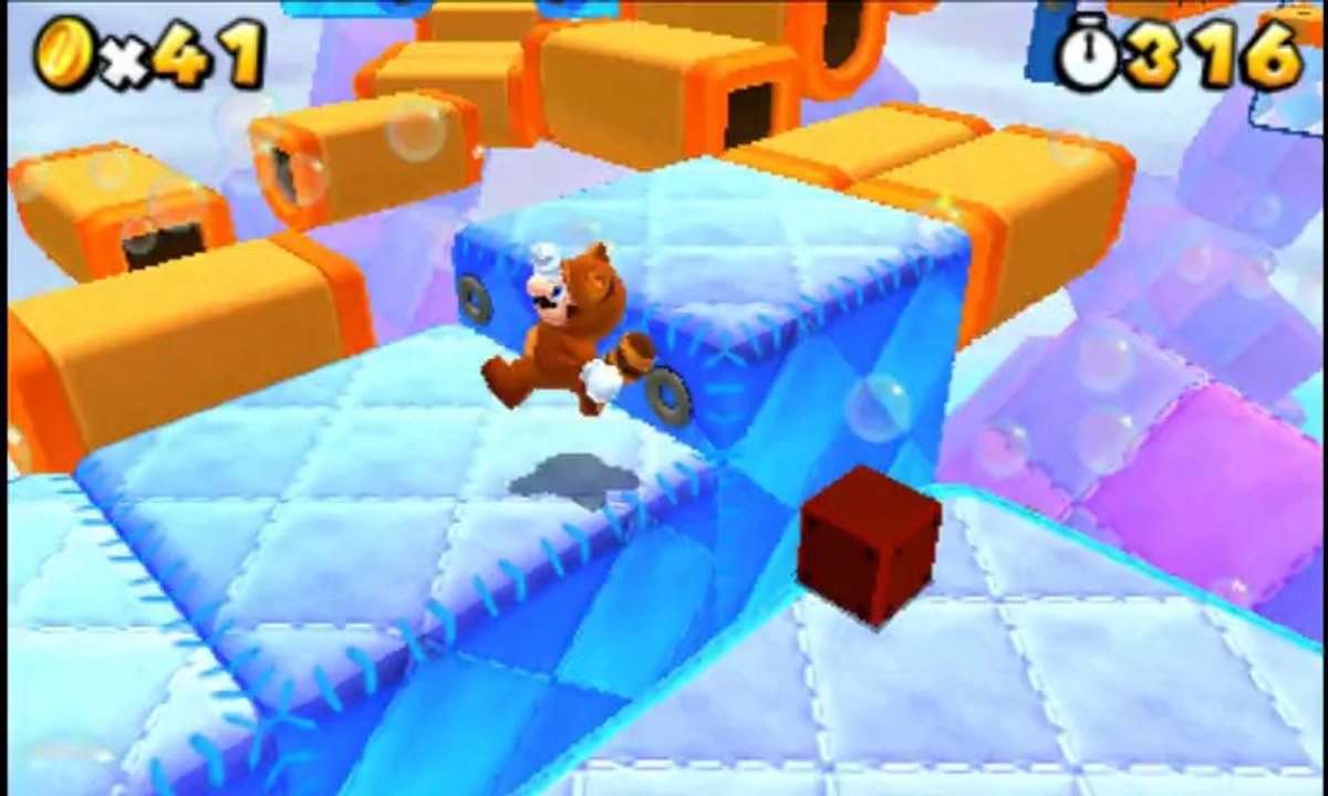 Super Mario 3D Land Walkthrough (3DS HD 1080p) World 3-3 All Star Coins 100%