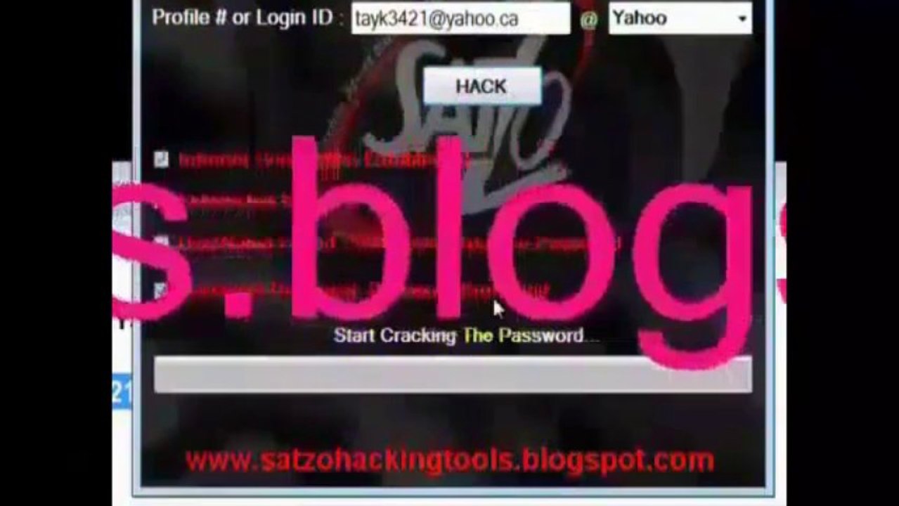 Yahoo Hacking Tool 2013 working plus download link