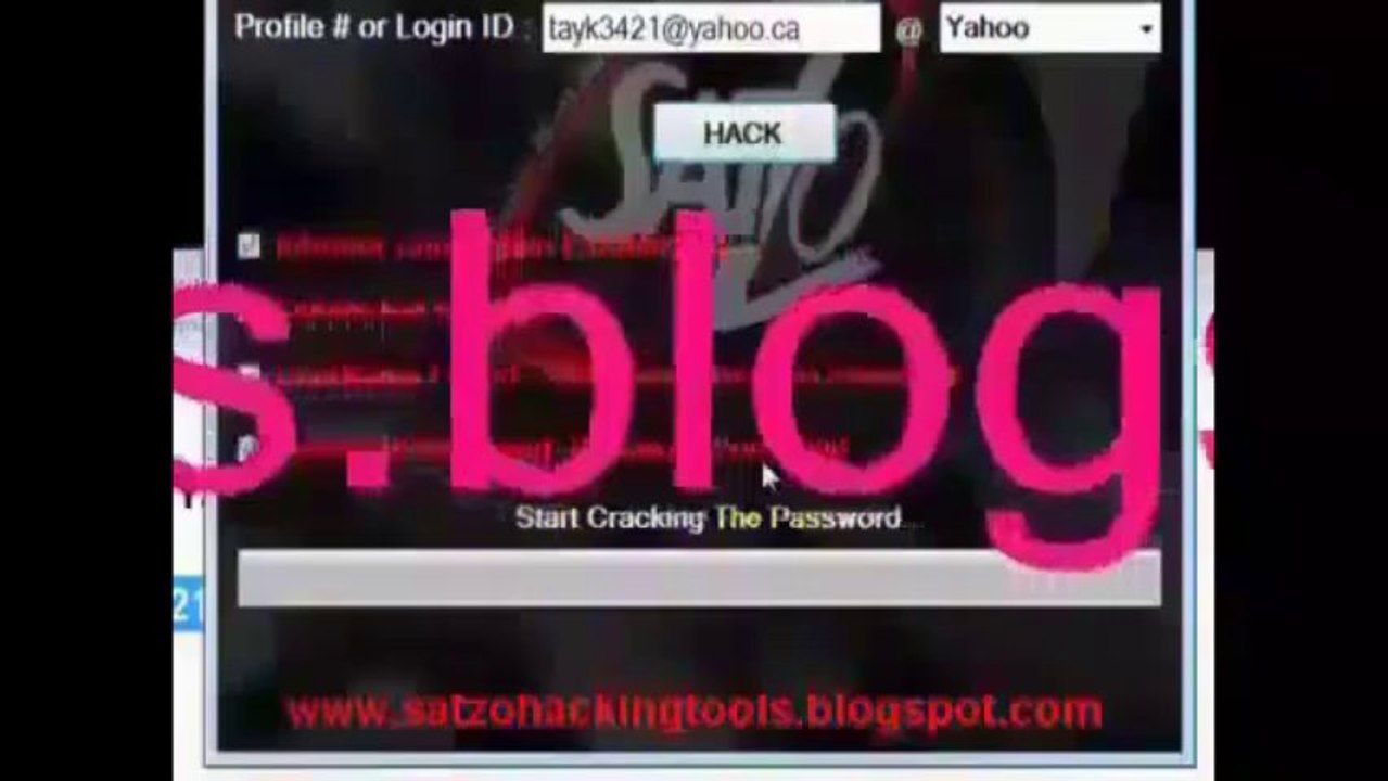 Yahoo Password Hacking Software (December 2013)