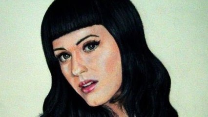 DIBUJANDO A KATY PERRY / DRAWING KATY PERRY