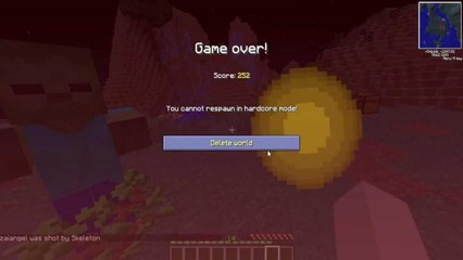 Minecraft Hardcore II - Ep 4 - I'm Dead!? (Re-Upload Audio Fix)