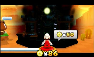 Super Mario 3D Land Walkthrough (3DS HD 1080p) World 5-5 All Star Coins 100%