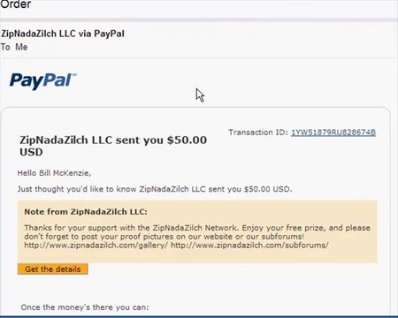 ZNZ Zip Nada Zilch Proof Video