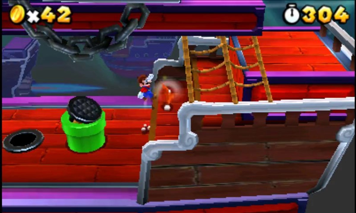 Super Mario 3D Land Walkthrough (3DS HD 1080p) World 7 AirShip All Star Coins 100%