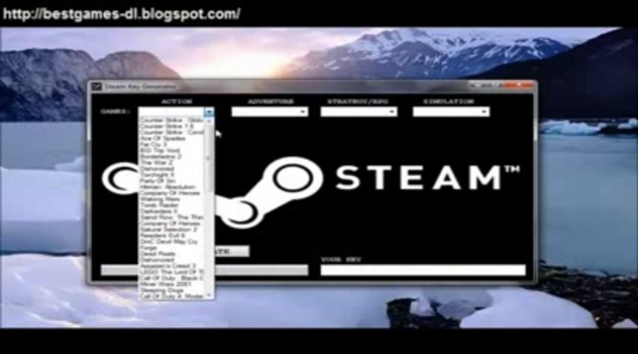 Steam Key Generator 2013 Download -