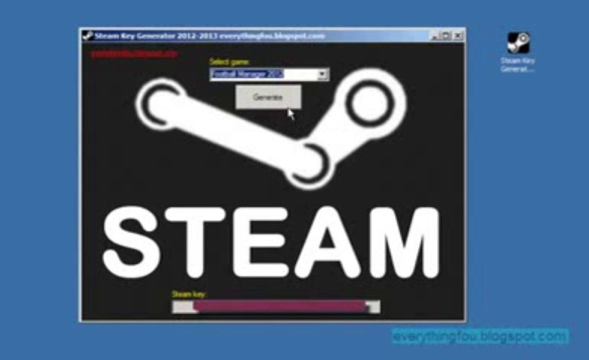 Steam Key Generator 2013 DOWNLOAD keygen