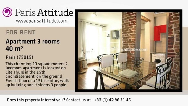2 Bedroom Apartment for rent - Commerce, Paris - Ref. 2226