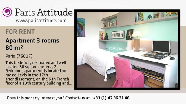 2 Bedroom Apartment for rent - Batignolles, Paris - Ref. 4233