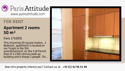 1 Bedroom Apartment for rent - Poissonnière, Paris - Ref. 7980