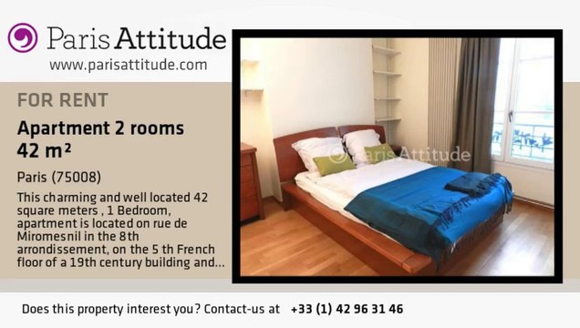 1 Bedroom Apartment for rent - Miromesnil, Paris - Ref. 8155