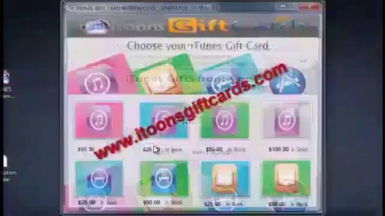 iTunes Gift Card Generator 2013[Updated DECEMBER  2013]
