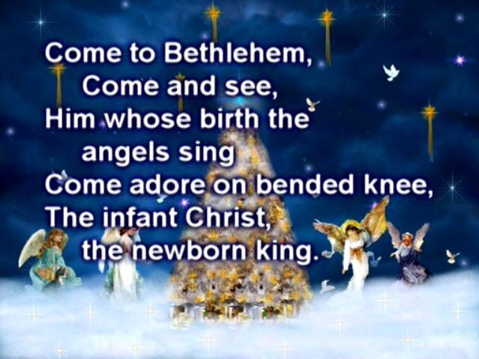 Xmas Songs- Angels We Have Heard On HIgh