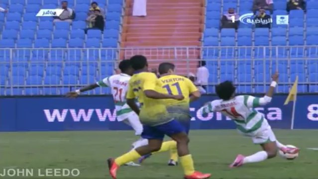 الشوط الثاني #النصر_نجران #كأس ولي العهد 2013 - 2014 دور ال 16