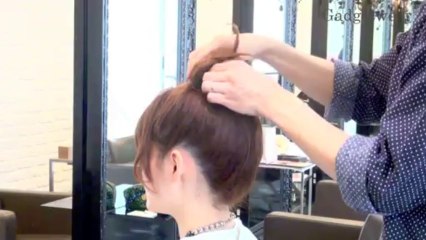 【Hair Arrange】How to make a Chignon 簡単ふんわりお団子ヘアの作り方 - 第5回