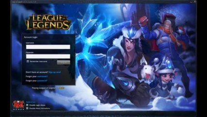 Finale du solstice Login Screen - League of Legends