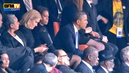 Hommage à Mandela: le "selfie" de Barack Obama fait le tour des réseaux sociaux - 11/12
