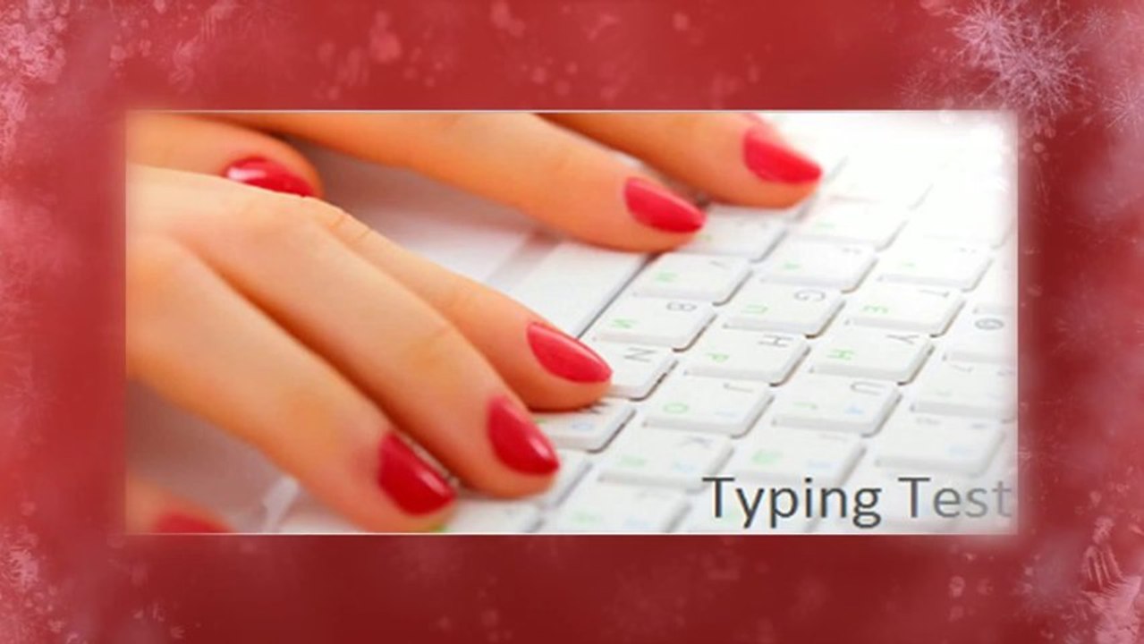 Data entry test