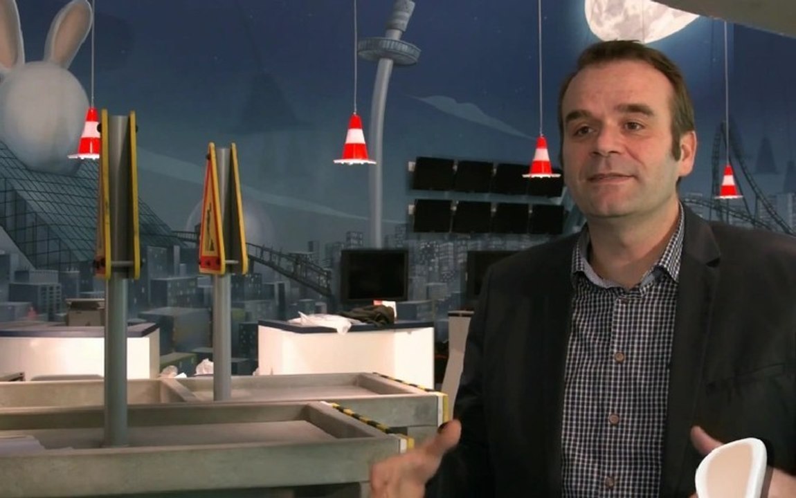 Making-Of et inauguration pour les Lapins Crétins au Futuroscope