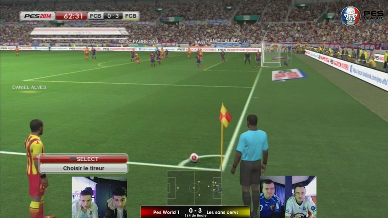 PES LEAGUE MONTPELLIER : 1/4 DE FINALE