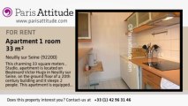 Studio Apartment for rent - Neuilly sur Seine, Neuilly sur Seine - Ref. 6763