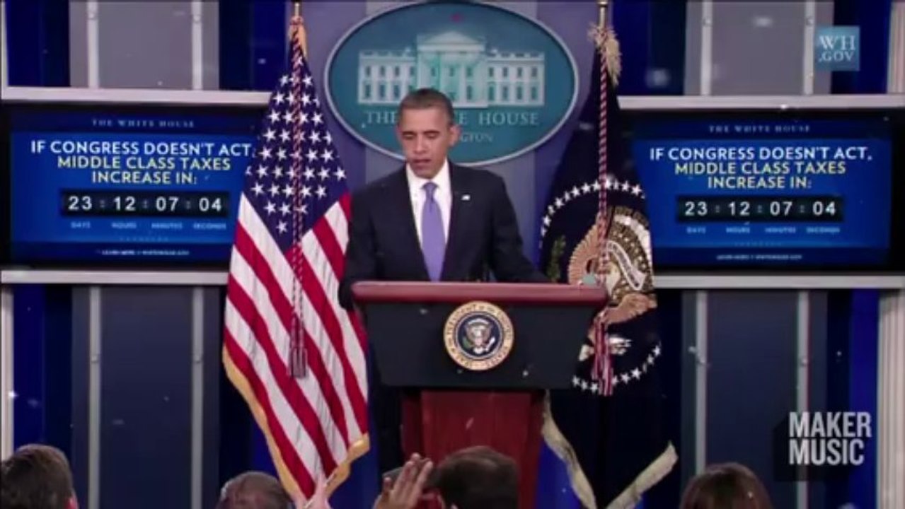 Barack Obama chante NOEL : Jingle Bells - Parodie!