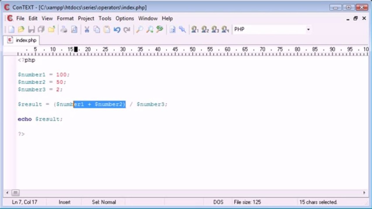 22 - Arithmetic Operators on Gegasoft