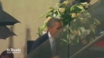 Poignée de main historique entre Barack Obama et Raul Castro
