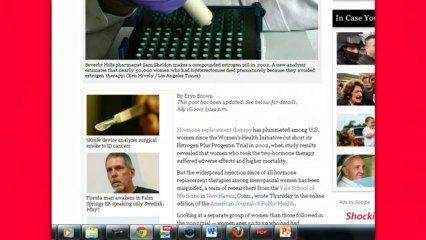 Reducing Heart Deaths With Hormone Replacement Therapy