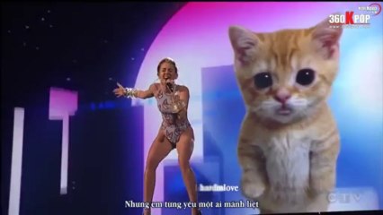 [KaraVietsub]MileyCyrus-WreckingBall@20133AmericanMusicAwards(NonKpopTeam)[360kpop]