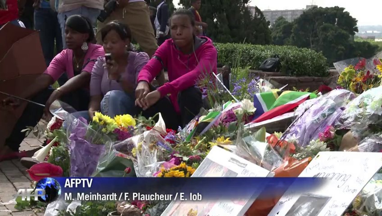 Abschied von Mandela am aufgebahrten Sarg