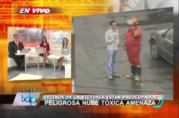 Nube tóxica por incendio en La Victoria demorará cuatro días en disiparse (2/2)