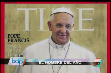 Papa Francisco fue elegido como la "Persona del año 2013" por la revista Time