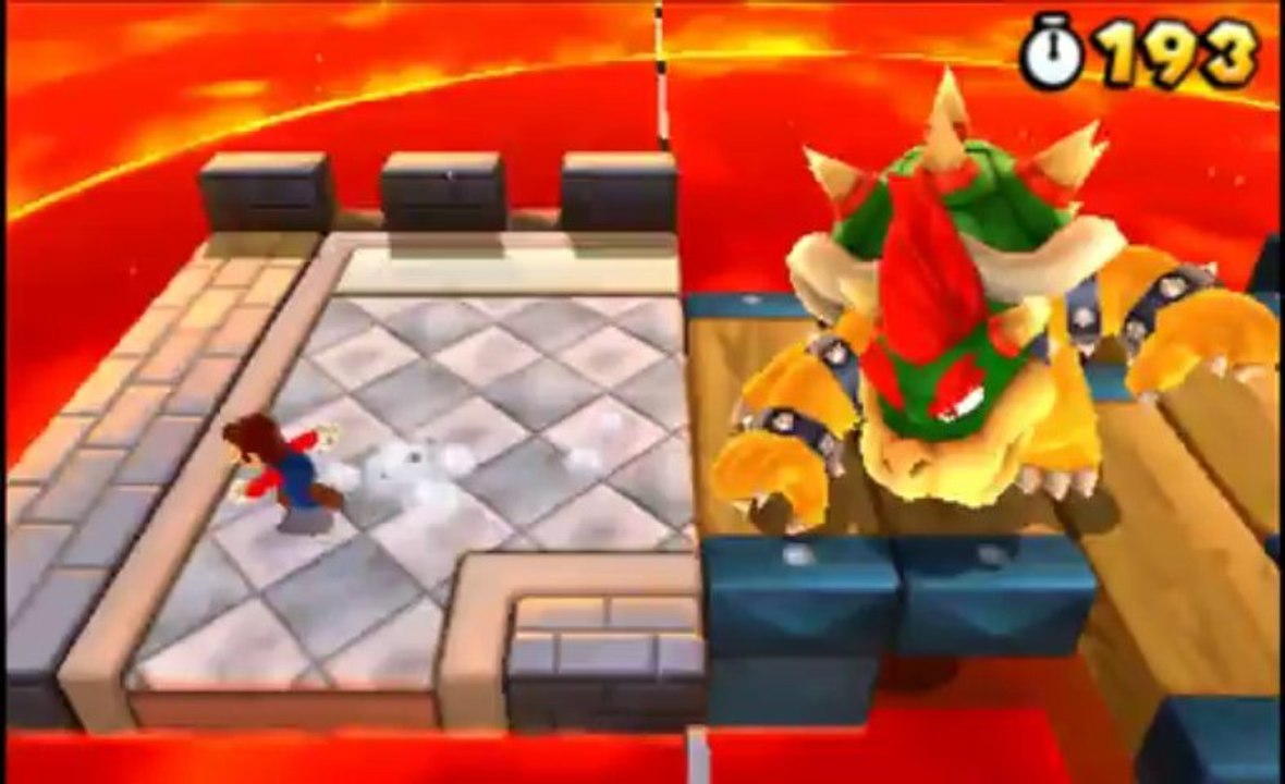 Super Mario 3D Land Walkthrough (3DS HD 1080p) World 8-6 Castle All Star Coins 100%