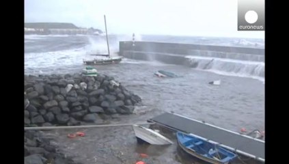 Isola di Madeira spazzata dalle tempeste