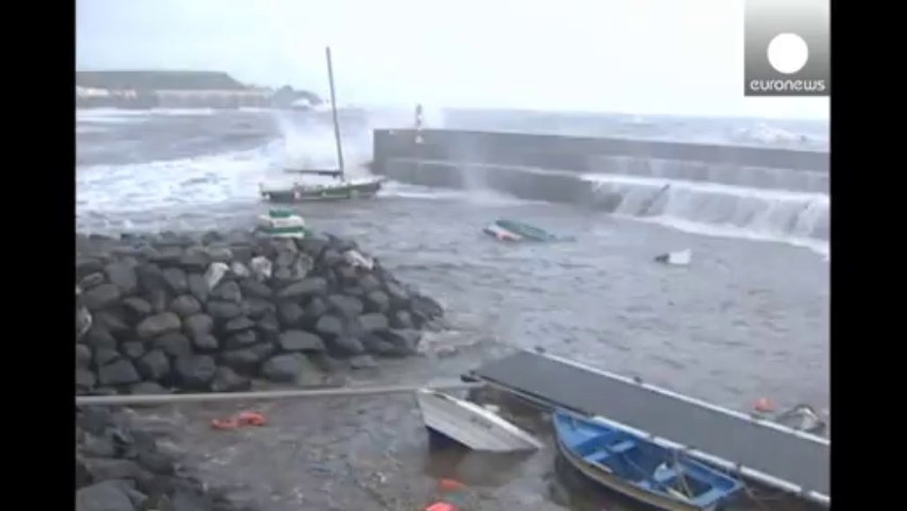 Tempête à Madère