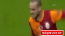 Sneijder attı Arap spiker çıldırdı!